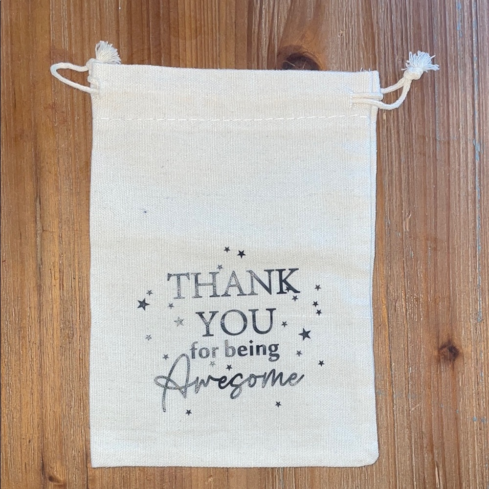 Canvas Thank You Gift Bag 🆕